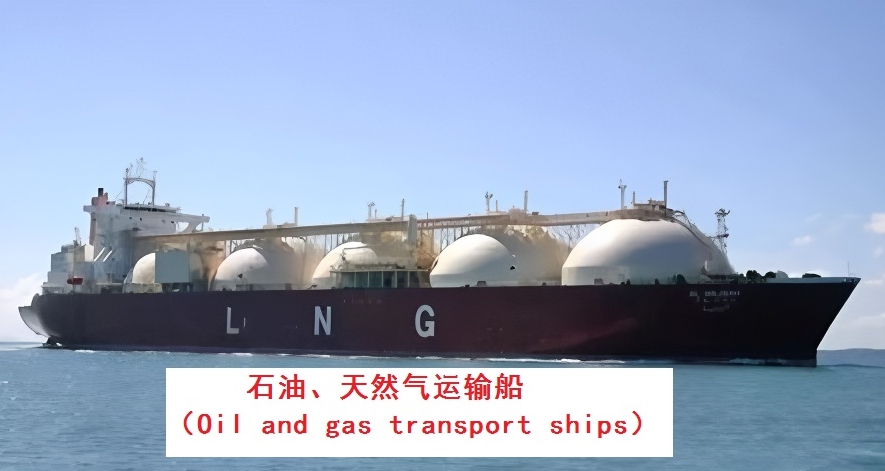 Oil and gas transport ships